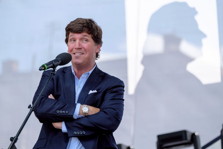 Tucker Carlson's first trip to Hungary in August 2021.