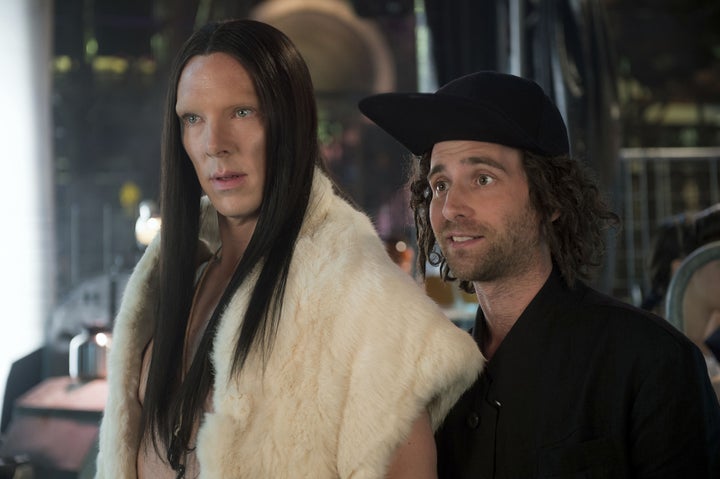 Benedict Cumberbatch and Kyle Mooney in Zoolander 2