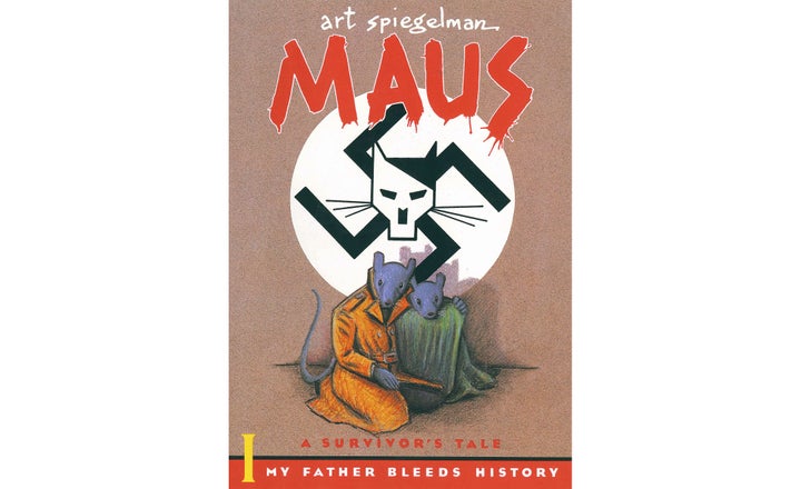 This cover image released by Pantheon shows "Maus" a graphic novel by Art Spiegelman.
