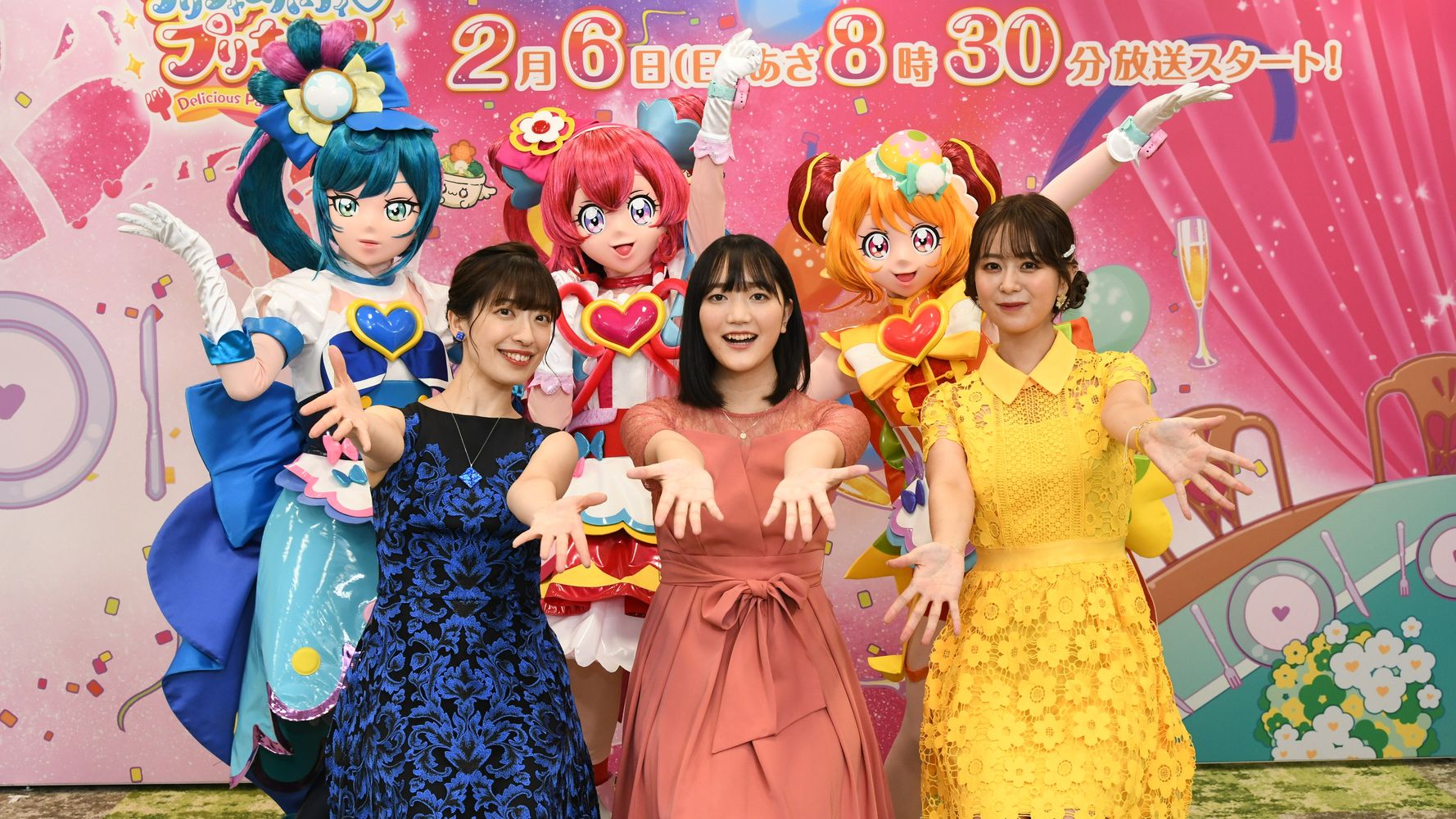 主役の声はプリキュアシリーズと同級生の高校生 デリシャスパーティ プリキュア 会見詳報 ハフポスト News