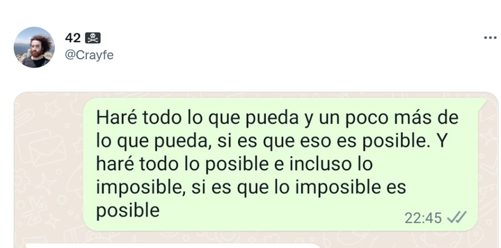 La conversación viral con una frase de Rajoy.