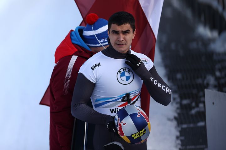 Nikita Tregubov of Russia, pictured at a competition in December, is off the team after testing positive for COVID-19. 