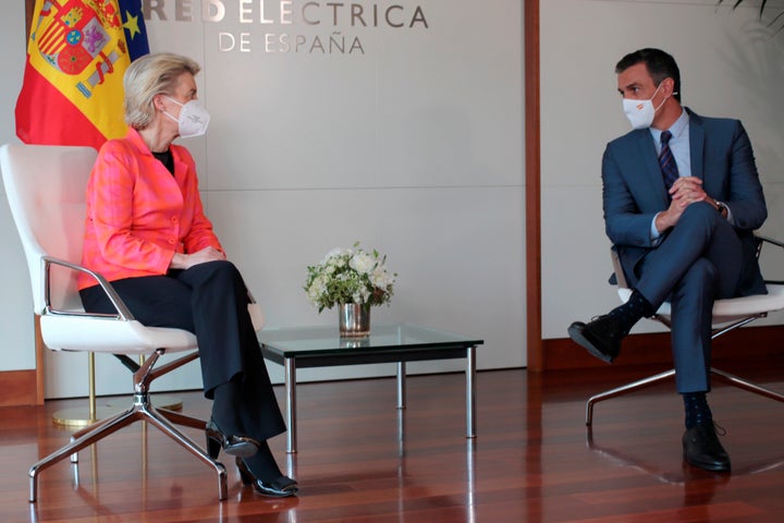 Von der Leyen y Sánchez
