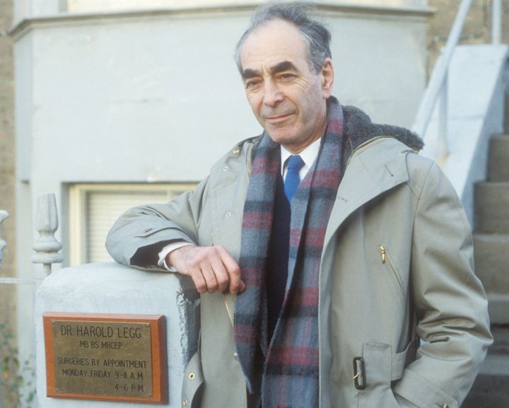 Leonard Fenton played Dr Harold Legg in EastEnders between 1985 and 2019