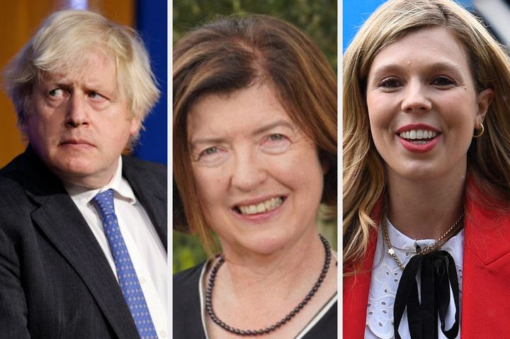 Boris Johnson, Sue Gray and Carrie Johnson