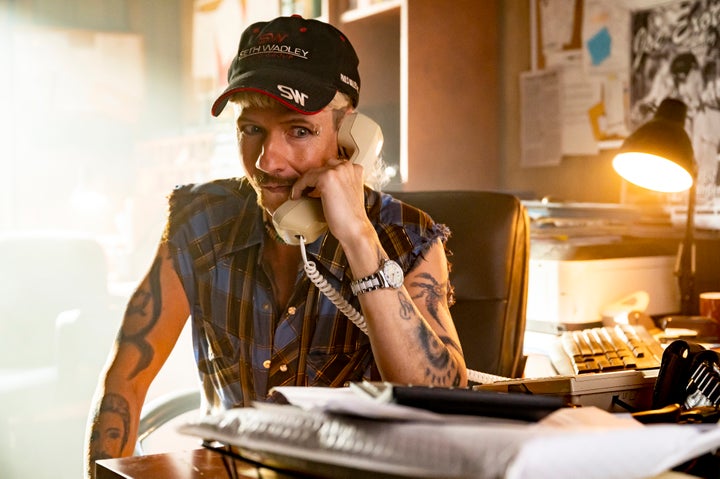 John Cameron Mitchell as Joe Exotic in Peacock's "Joe vs. Carole."