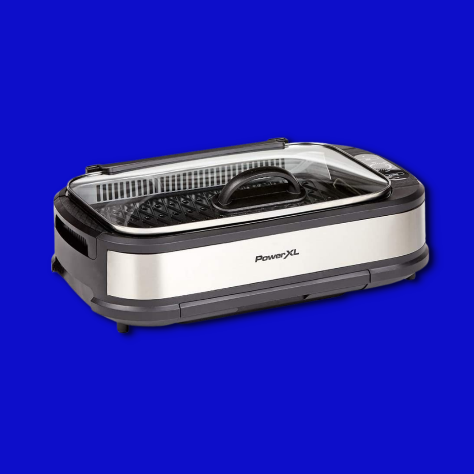 PowerXL Smokeless Grill Pro Stainless & Reviews