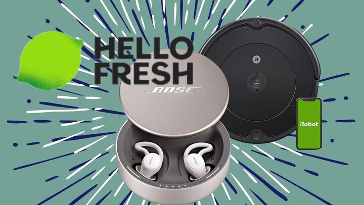 Get an uninterrupted night's sleep with Bose Sleepbuds, make chore time easier with the iRobot vacuum cleaner and never bicker about meal time again with Hello Fresh meal service.