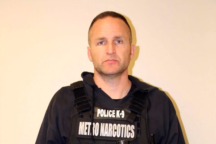 This March 13, 2020, photo provided by the Louisville Metro Police Department shows Officer Brett Hankison.