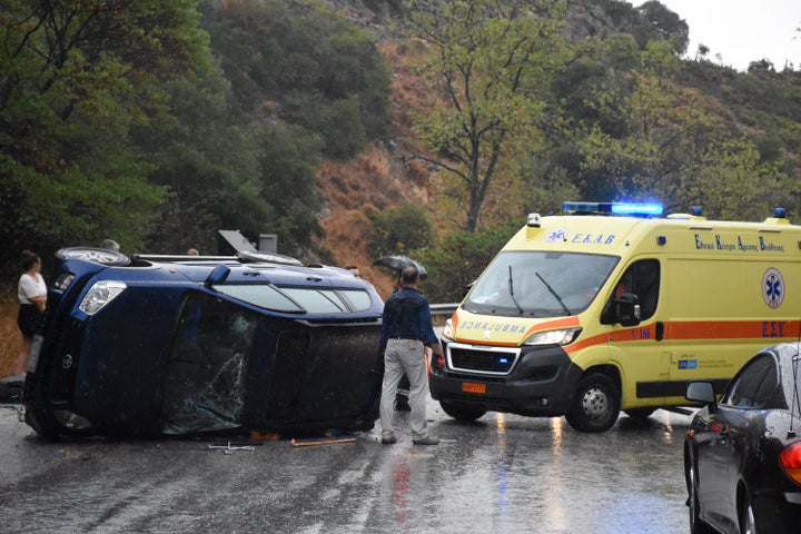 Φωτο αρχείου από τροχαίο