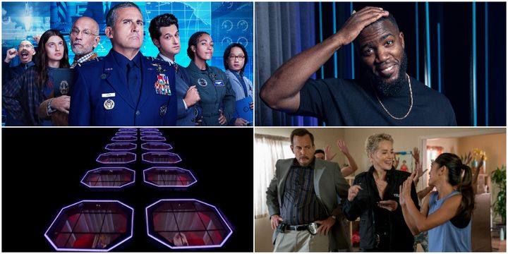Space Force, There's Mo To Life, Love Is Blind and Murderville are among the shows coming to Netflix this month