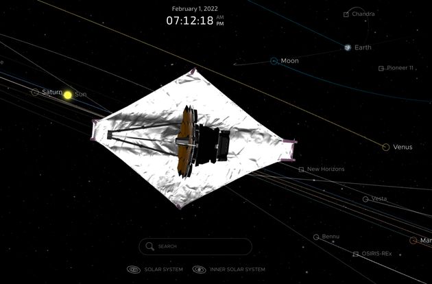 Sur un nouvel outil mis en ligne par la Nasa, il est possible de suivre en temps réel le télescope spatial...