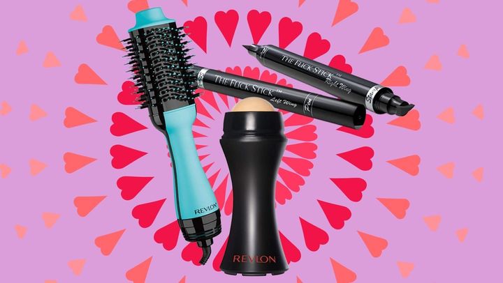 Get a salon-worthy blow our in minutes with this hot air brush, put an end to an oily T-zone with this magic absorbent roller and get the perfect cat eye each time with this eyeliner stamp.