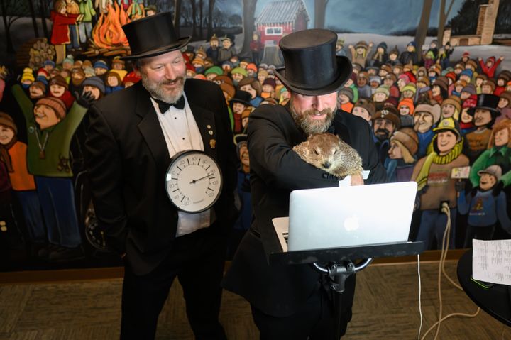 People will gather Wednesday at Gobbler’s Knob as members of Punxsutawney Phil’s “inner circle” summon him from his tree stump at dawn to learn if he has seen his shadow.