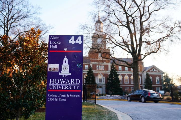 The campus of Howard University in Washington. Howard was one of more than a dozen HBCU schools targeted by bomb threats this week.