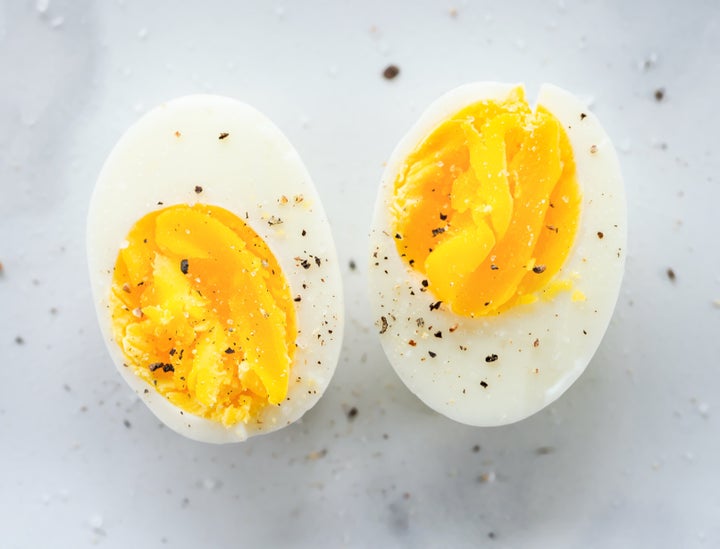 If you're working remotely (and far from colleagues' noses), take advantage of the nutritional powers of hard-boiled eggs.