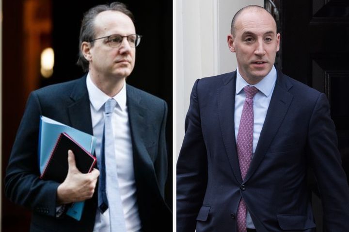 Martin Reynolds, the principal private secretary to Boris Johnson, and Downing Street chief of staff Dan Rosenfield have both gone.