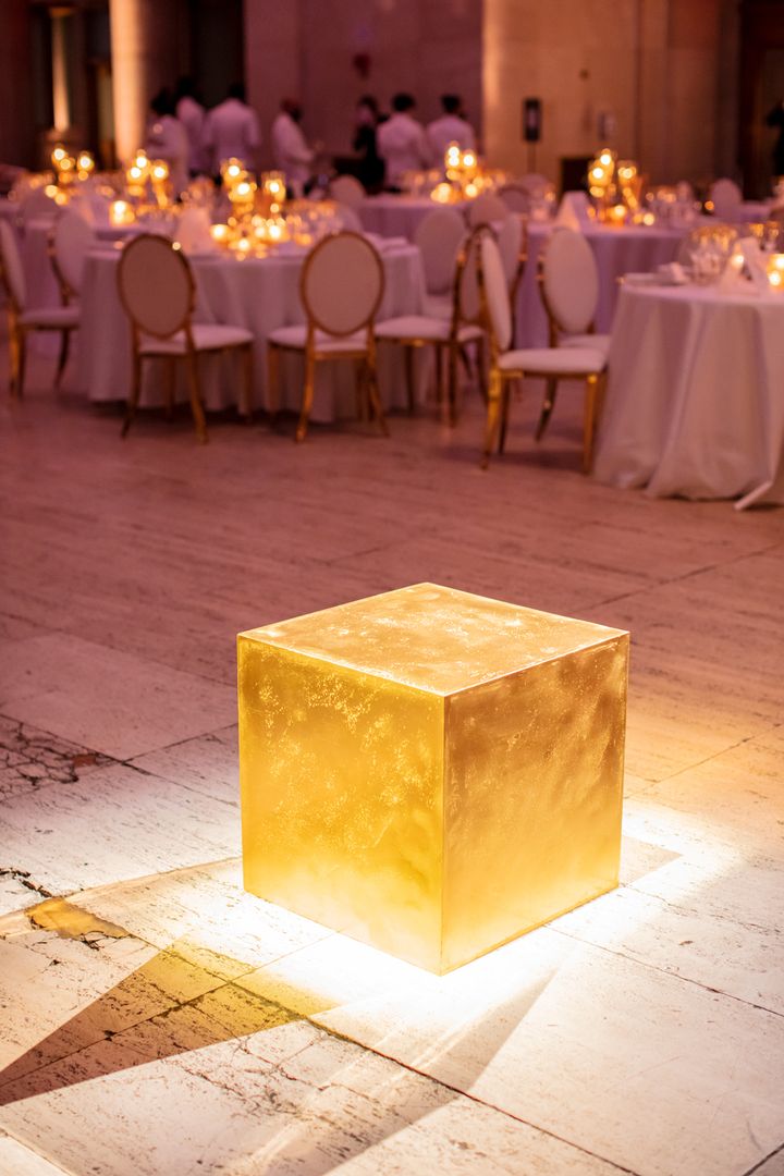 The cube at Cipriani Wall Street.