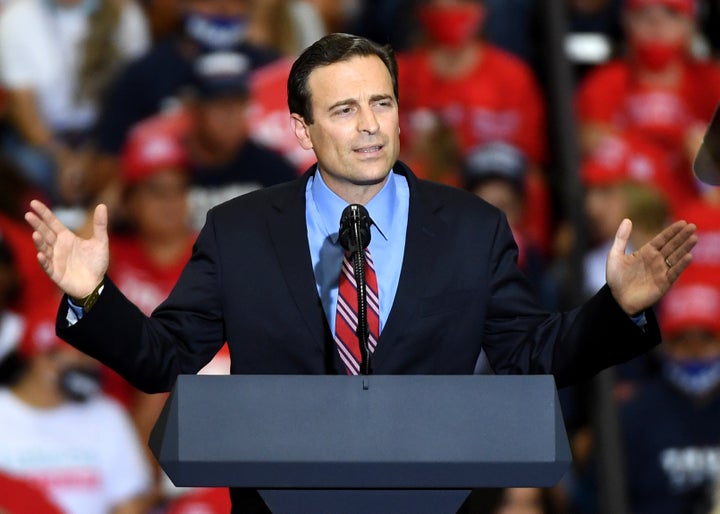 Adam Laxalt said he thinks votes count in "at least 15 counties" in Nevada, a state where there are more than 15 counties.