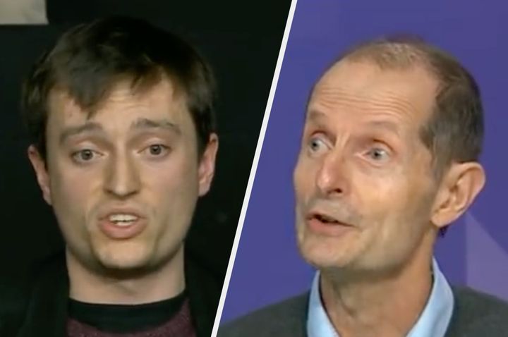 A man who has refused the vaccine speaking to an immunologist on BBC Question Time on Thursday