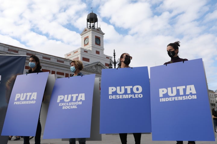 Una concentración contra la Explotación Sexual. Imagen de archivo