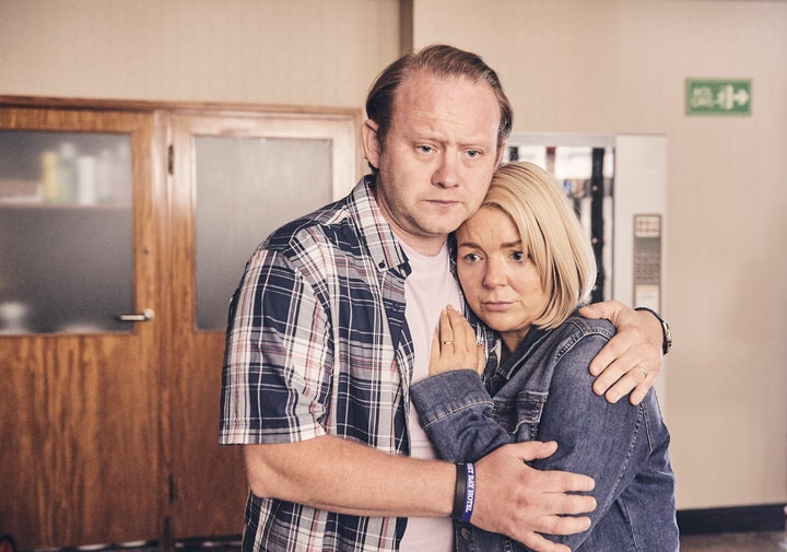 Michael Jibson as Martin and Sheridan Smith as Kathy