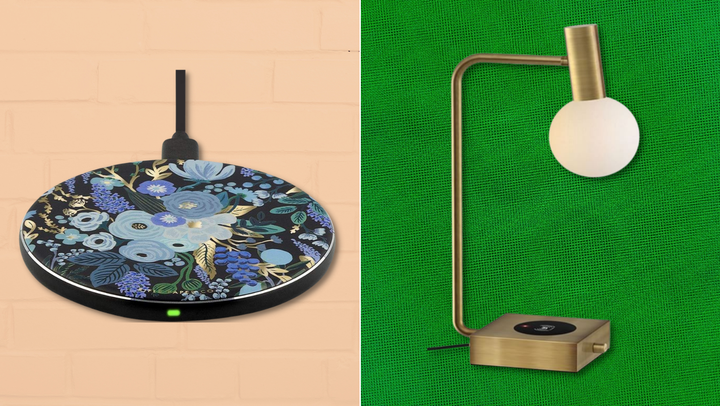 Never let your electronics die with items like the <a href="https://go.skimresources.com/?id=38395X987171&xs=1&xcust=chargingpads-KristenAdaway-020422-61fd3a63e4b06abdc42f541e&url=https%3A%2F%2Fcase-mate.com%2Fproducts%2Frifle-paper-power-disc-wireless-charger-qi-certified-devices" target="_blank" role="link" rel="sponsored" class=" js-entry-link cet-external-link" data-vars-item-name="Rifle Paper Co. power disc" data-vars-item-type="text" data-vars-unit-name="61fd3a63e4b06abdc42f541e" data-vars-unit-type="buzz_body" data-vars-target-content-id="https://go.skimresources.com/?id=38395X987171&xs=1&xcust=chargingpads-KristenAdaway-020422-61fd3a63e4b06abdc42f541e&url=https%3A%2F%2Fcase-mate.com%2Fproducts%2Frifle-paper-power-disc-wireless-charger-qi-certified-devices" data-vars-target-content-type="url" data-vars-type="web_external_link" data-vars-subunit-name="article_body" data-vars-subunit-type="component" data-vars-position-in-subunit="0">Rifle Paper Co. power disc</a> or <a href="https://go.skimresources.com/?id=38395X987171&xs=1&xcust=chargingpads-KristenAdaway-020422-61fd3a63e4b06abdc42f541e&url=https%3A%2F%2Fwww.westelm.com%2Fproducts%2Fmodern-deco-led-charging-table-lamp-usb-h3954%2F%3Fsku%3D1130283" target="_blank" role="link" rel="sponsored" class=" js-entry-link cet-external-link" data-vars-item-name="an LED wireless charging lamp" data-vars-item-type="text" data-vars-unit-name="61fd3a63e4b06abdc42f541e" data-vars-unit-type="buzz_body" data-vars-target-content-id="https://go.skimresources.com/?id=38395X987171&xs=1&xcust=chargingpads-KristenAdaway-020422-61fd3a63e4b06abdc42f541e&url=https%3A%2F%2Fwww.westelm.com%2Fproducts%2Fmodern-deco-led-charging-table-lamp-usb-h3954%2F%3Fsku%3D1130283" data-vars-target-content-type="url" data-vars-type="web_external_link" data-vars-subunit-name="article_body" data-vars-subunit-type="component" data-vars-position-in-subunit="1">an LED wireless charging lamp</a>.