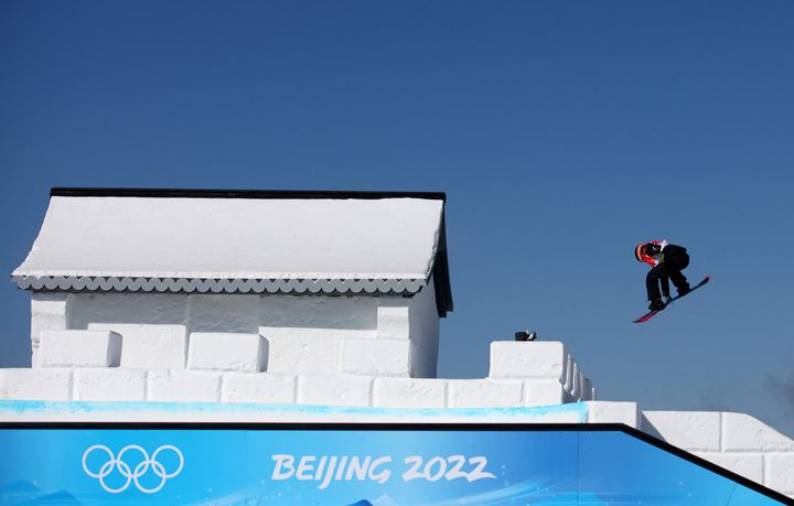 2022年冬季五輪の女子スロープスタイル予選（2022年2月5日撮影）