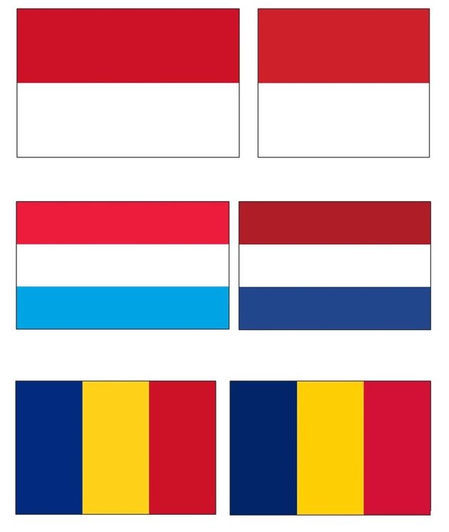 【超難問】国旗クイズ。どれがどこの国だか分かりますか？