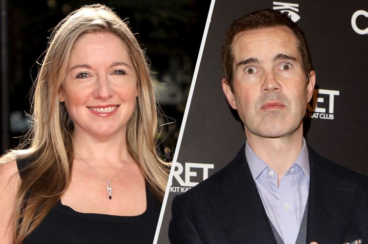 Victoria Coren Mitchell and Jimmy Carr