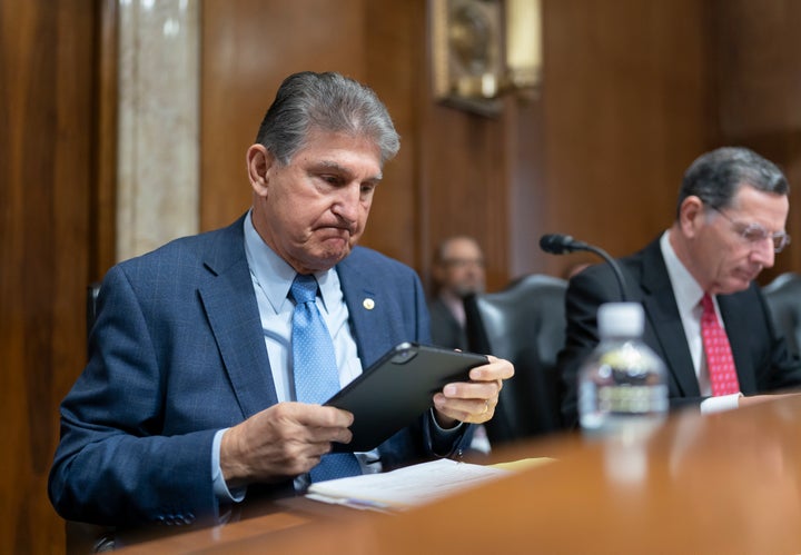 Some progressives are accusing moderate Democratic Senate candidates of resembling Sen. Joe Manchin (D-W.Va.), who's a key obstacle to major parts of President Joe Biden's agenda.