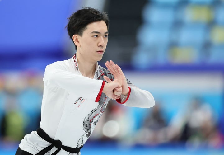 Vincent Zhou initially tested positive for COVID-19.