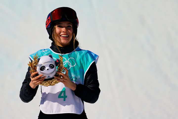 Eileen Gu won the women's freestyle skiing big air finals of the 2022 Winter Olympics.