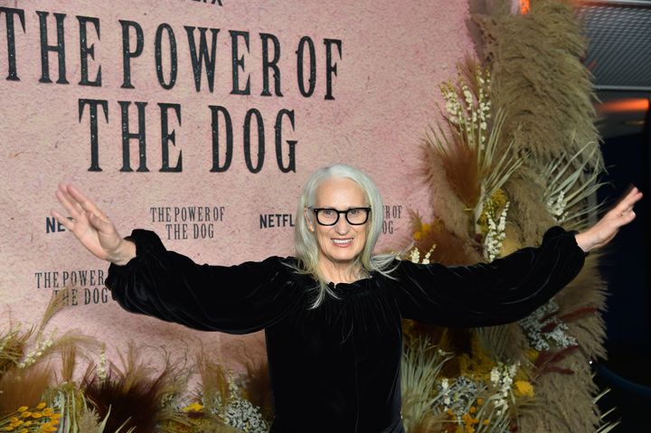 Jane Campion attends the Paris premiere of "The Power of The Dog" in 2021.