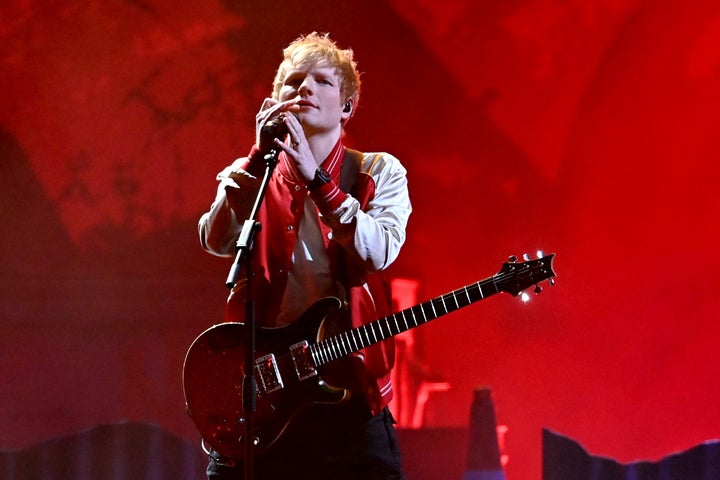 Ed Sheeran opened this year's Brit Awards 