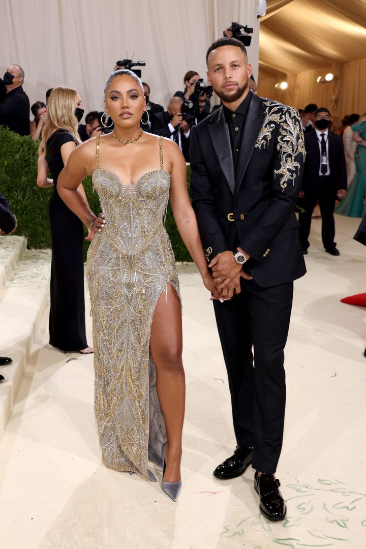 Stephen and Ayesha Curry at the 2021 Met Gala on Sept. 13, 2021, in New York City.
