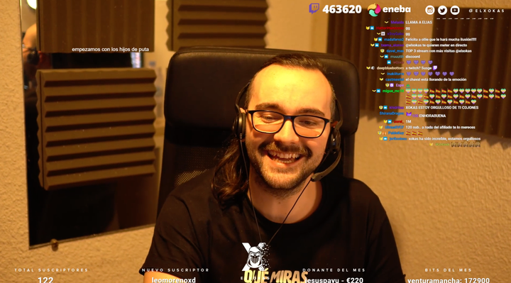 El Xokas en un vídeo de su canal de Twitch.