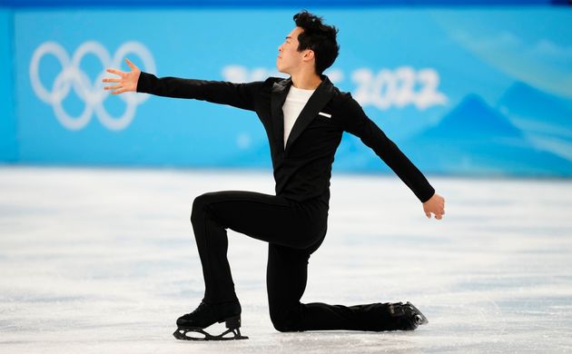 北京オリンピック・フィギュアスケート男子ショートプログラムで圧倒的な演技を披露したネイサン・チェン選手