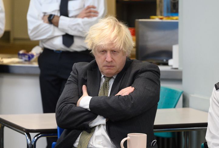 Britain's Prime Minster Boris Johnson 