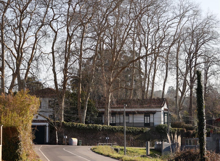 Vista de la propiedad de la futura presidenta de Inditex, Marta Ortega, que ha comprado el Pazo de Aián, ubicado en Cambre (A Coruña)