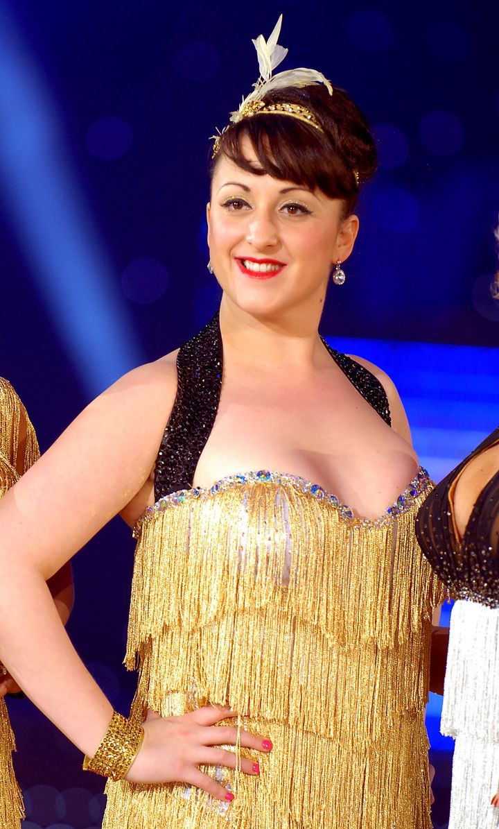 Natalie Cassidy on the Strictly tour in 2010
