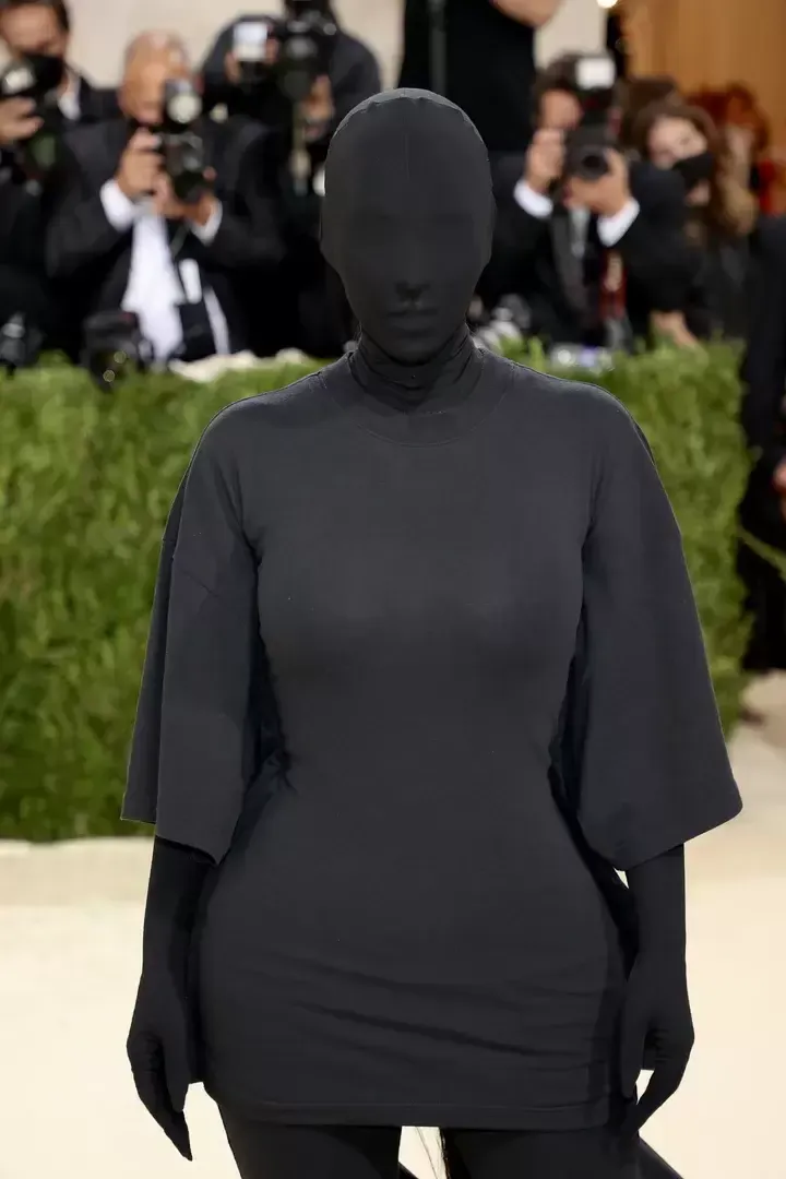 Kardashian West pictured at the 2021 Met Gala in Balenciaga. She is now the face of the fashion house's spring/summer ’22 campaign.