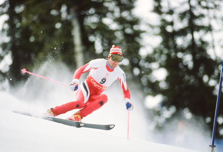 Hubert Strolz won gold in combined at the 1988 Calgary Games.