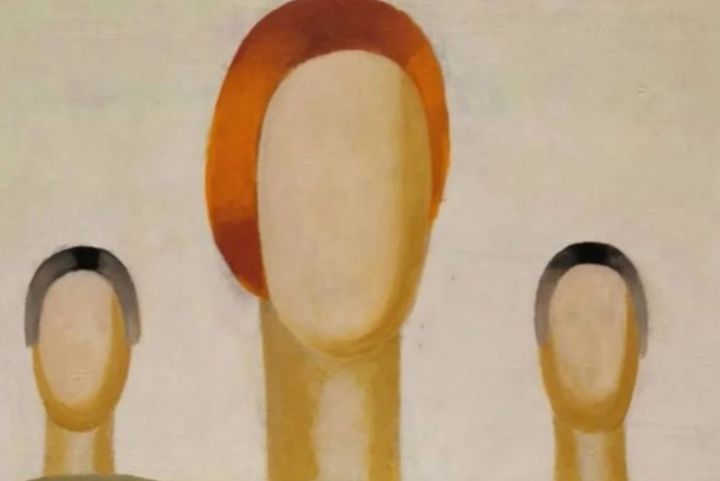 El cuadro 'Tres Figuras' de Anna Leporskaya.