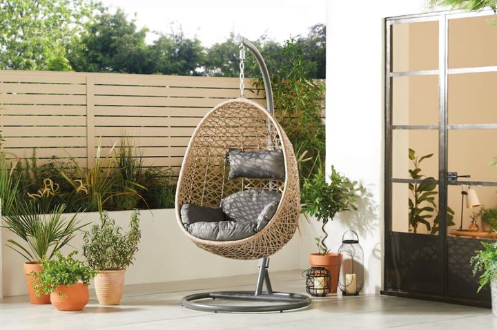 The famous Aldi Egg Chair is back on sale.
