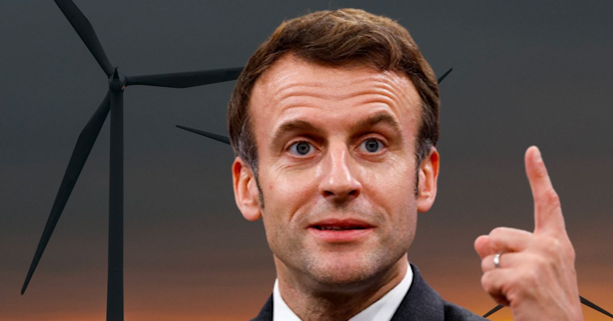 Sur les éoliennes, le "en même temps" d'Emmanuel Macron