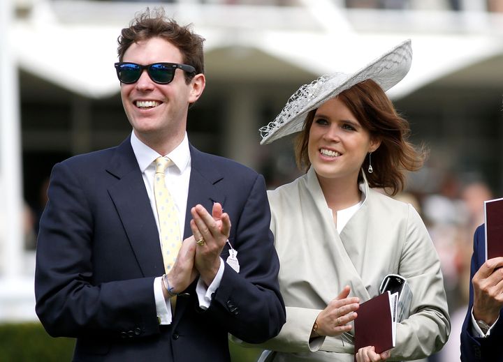 Princess Eugenie and Jack Brooksbank, pictured in 2015, celebrated their son August's first birthday.