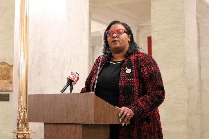 Democratic Del. Danielle Walker says she was the only one of her colleagues to be targeted with the racist imagery. 