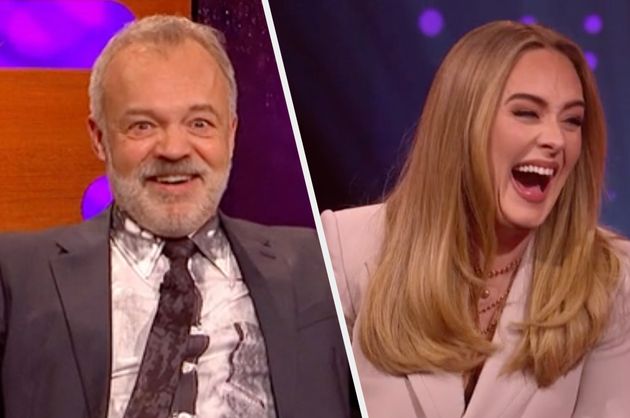 Graham Norton and Adele