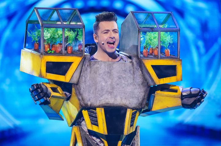 Markus Feehily was unmasked as Robobunny